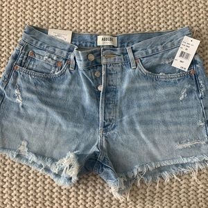 NWT AGOLDE PARKER denim shorts